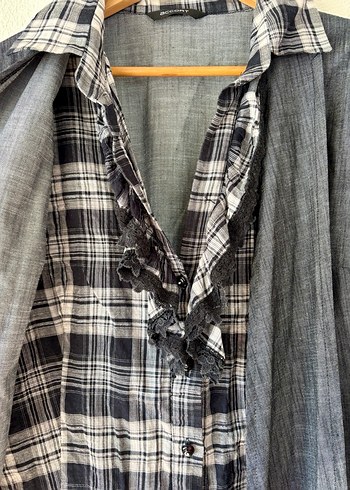 y2k gömlek elbise - Görsel 3