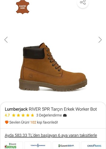 nubuk süet lumberjack bot - Görsel 6