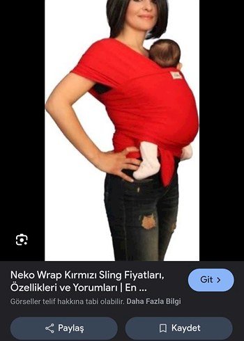 Bordo Bebek Slingi - Görsel 7