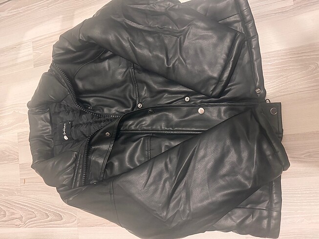 s Beden siyah Renk Oversize mont