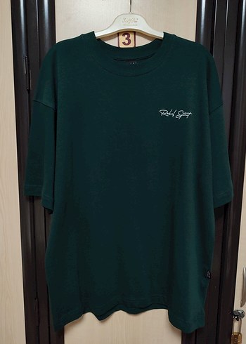 Erkek Haki Oversize Tişört