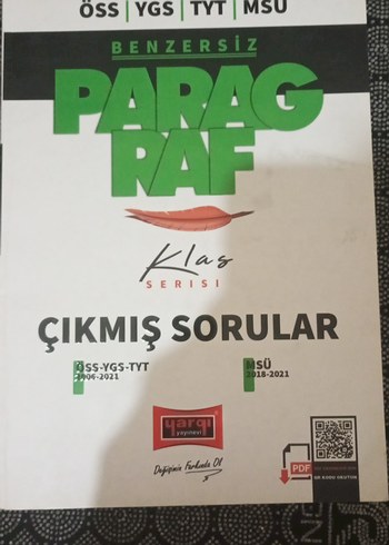 Benzersiz Paragraf Klas Serisi Çıkmış Sorular