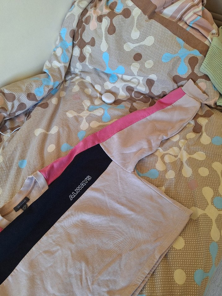 Pembe Uzun Kollu Sweatshirt - Görsel 3