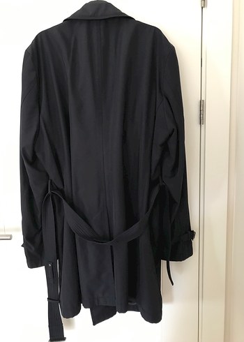 Düğmeli Midi Erkek Trenckot - Görsel 2