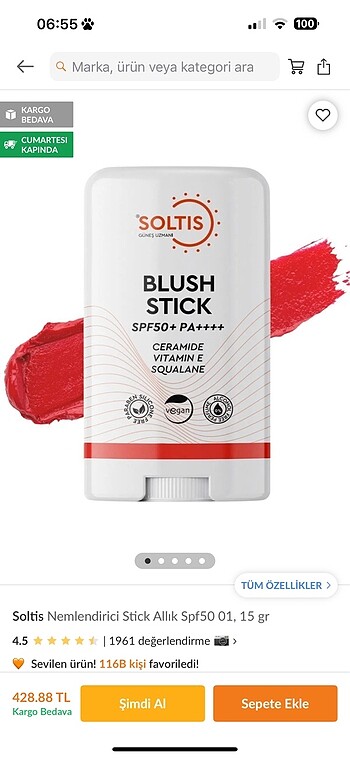 Diğer Soltis nemlendirici allık