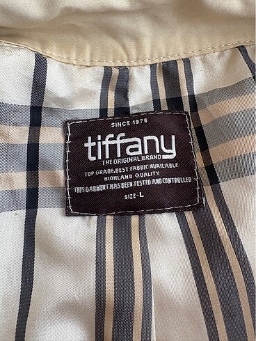 l Beden ten rengi Renk Tiffany trençkot