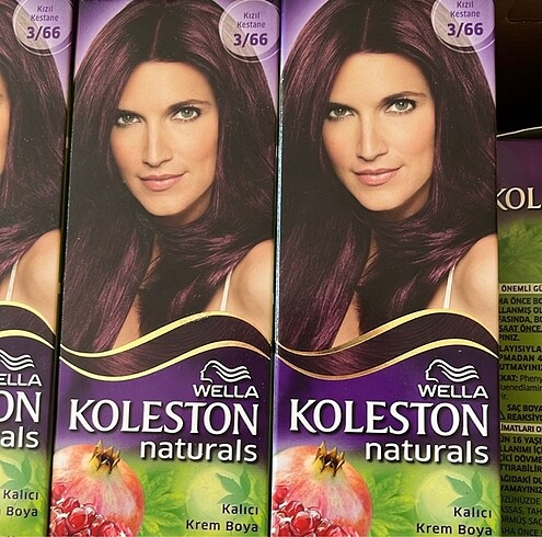 Wella koleston kızıl kestane boya
