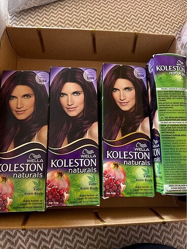 Kızıl kestane saç boyası hiç açılmamış - Görsel 2