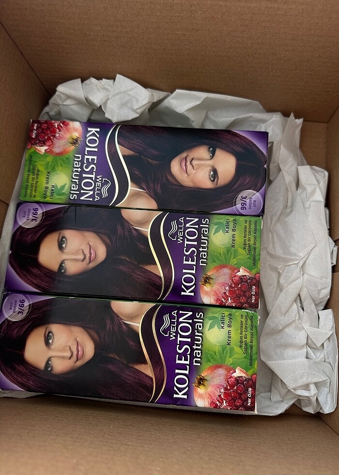 Kızıl kestane saç boyası hiç açılmamış - Görsel 4