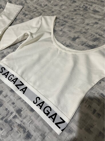 Diğer Lastik modeli uzun kolu crop