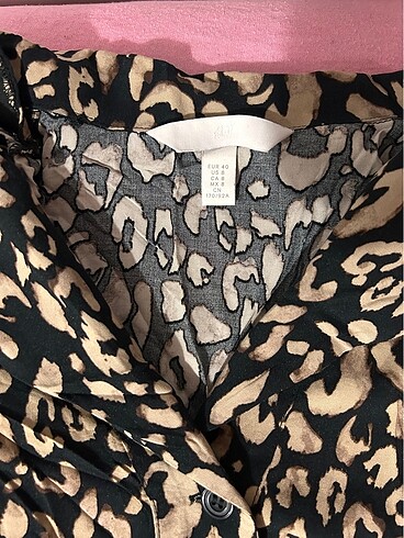 H&M H&M Leopar Desenli Mini Tulum