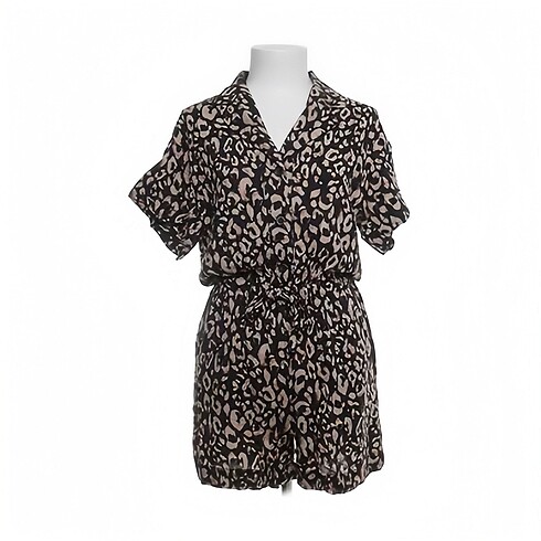 H&M Leopar Desenli Mini Tulum