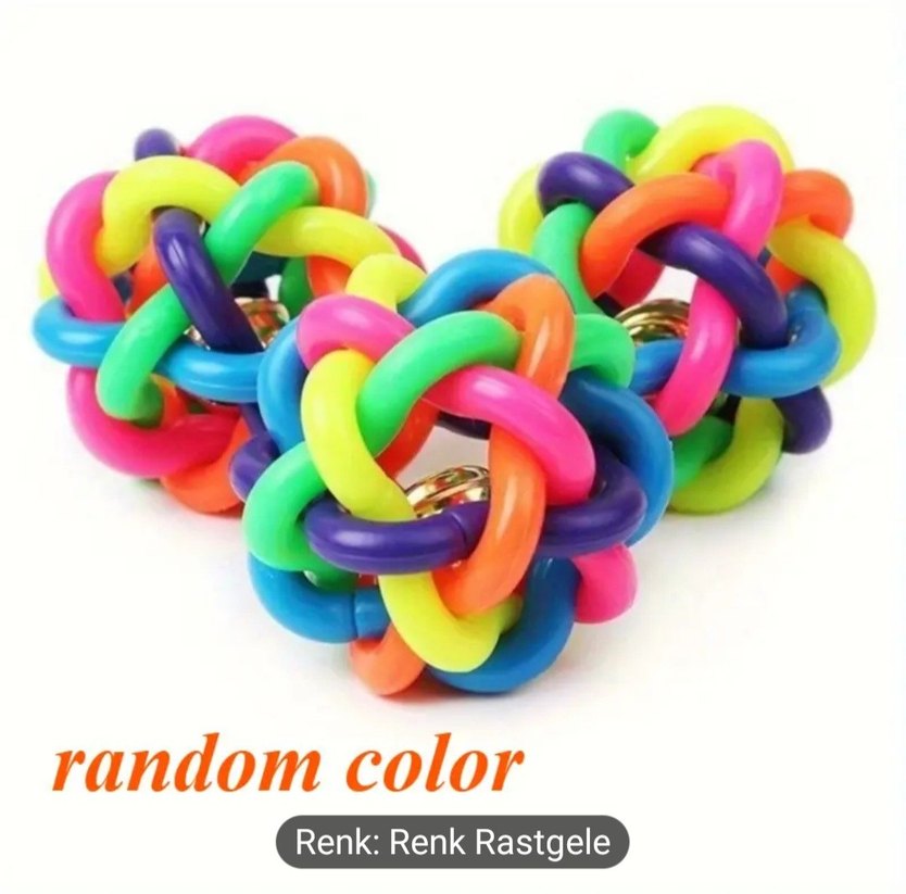 Evcil hayvan renkli Diş Kaşıyıcı ve Çıngırak - Görsel 5