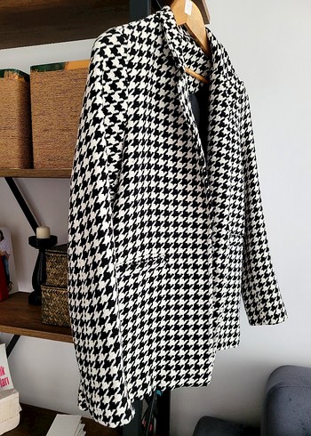 Trendyol Kazayağı Desenli Kadın Blazer Ceket - Görsel 5