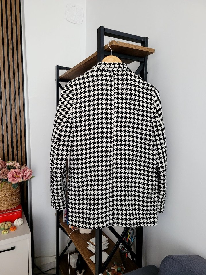 Trendyol Kazayağı Desenli Kadın Blazer Ceket - Görsel 2