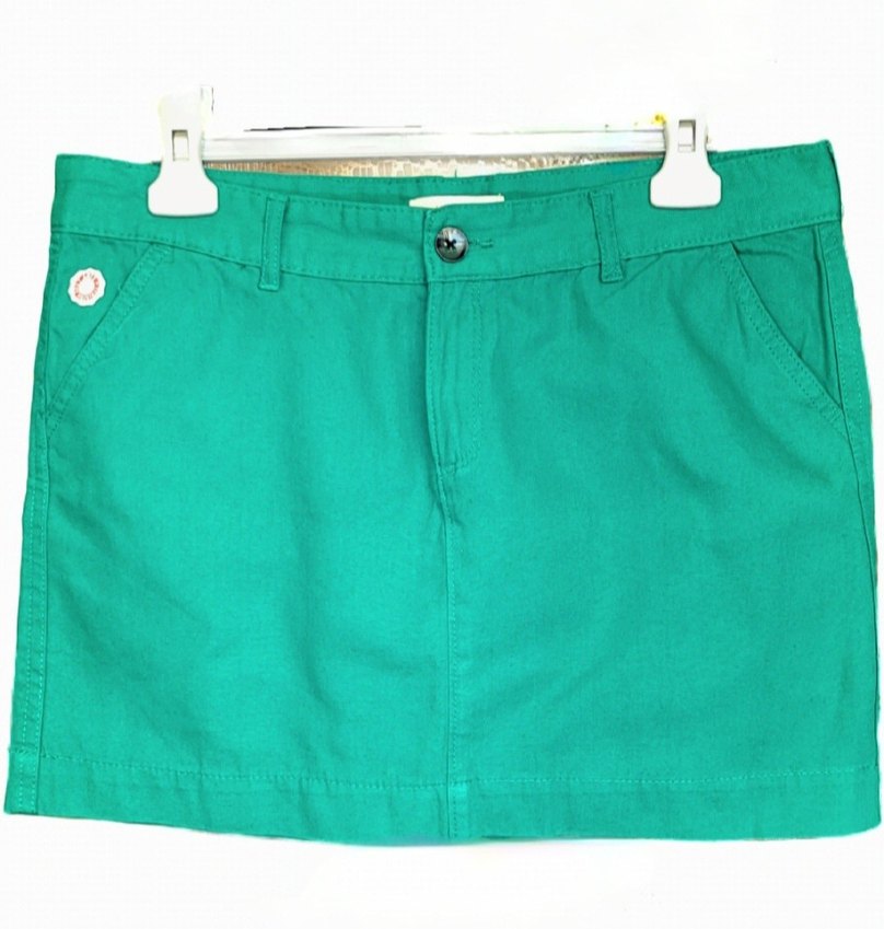 Loft Yeşil Mini Etek - Görsel 5