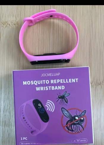 Pembe Renkli Sivrisinek Kovucu Akıllı Bileklik - Görsel 10