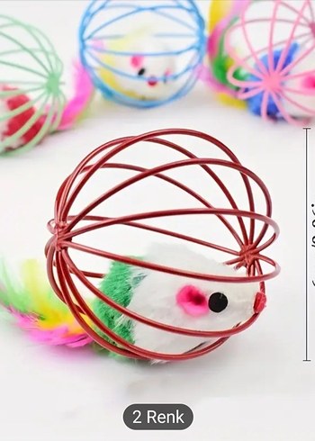 Renkli Kedi Oyuncağı Toplar - Görsel 4