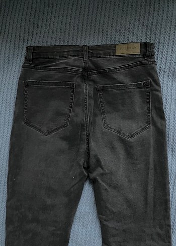 PULL&BEAR Antrasit Kadın Jean - Görsel 3