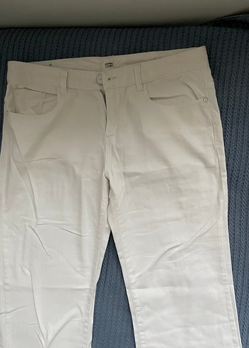 KOTON Beyaz Regular Fit Kadın Jean - Görsel 2