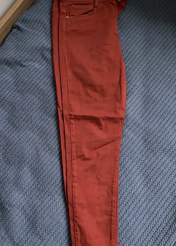 MUDO COLLECTION Kiremit Rengi Kadın Jean - Görsel 4