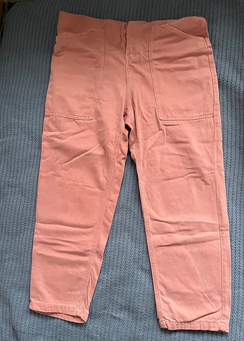 ZARA Denim Uzun Bahçıvan Tulum - Görsel 3