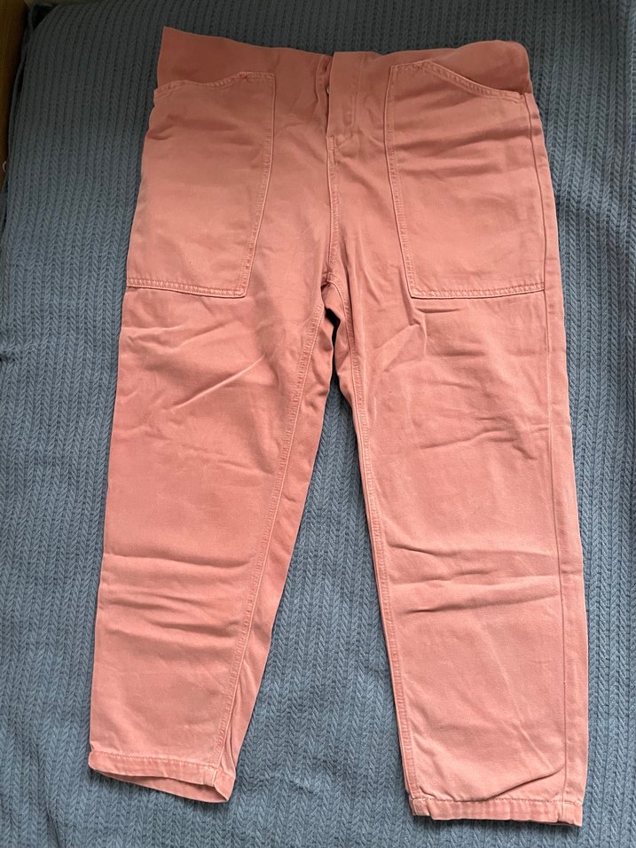 ZARA Denim Uzun Bahçıvan Tulum - Görsel 3