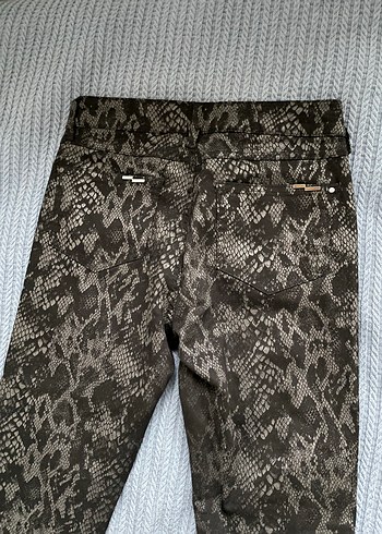 NETWORK yılan desenli pantolon - Görsel 2