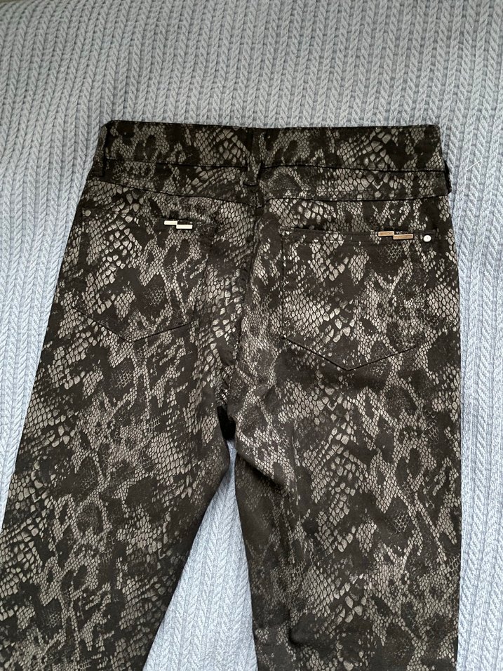 NETWORK yılan desenli pantolon - Görsel 2