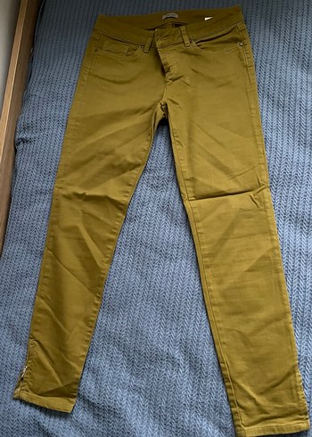 FABRİKA Yağ yeşili Kot Pantolon - Görsel 3