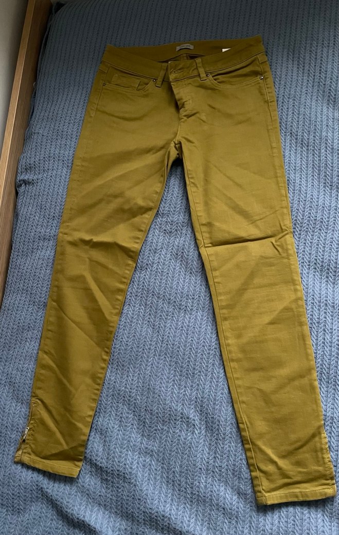 FABRİKA Yağ yeşili Kot Pantolon - Görsel 3