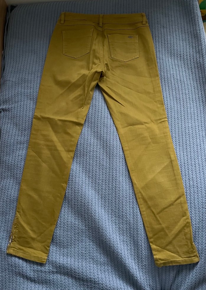 FABRİKA Yağ yeşili Kot Pantolon - Görsel 4