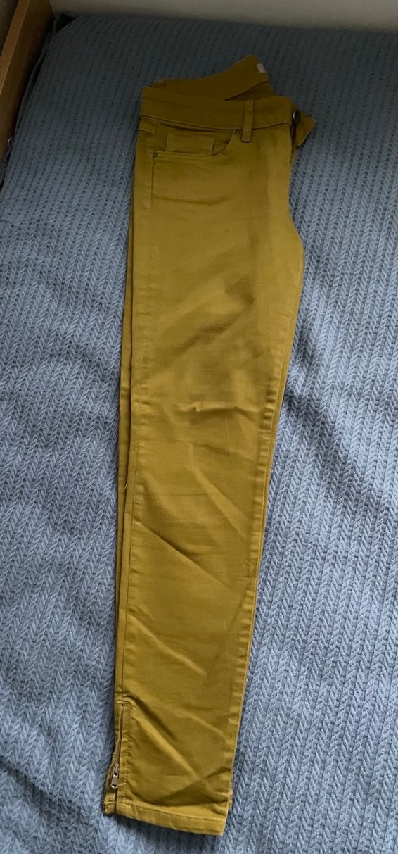 FABRİKA Yağ yeşili Kot Pantolon - Görsel 5