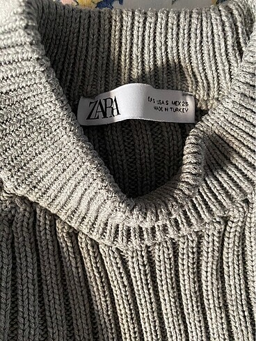 Zara Zara gri crop kazak