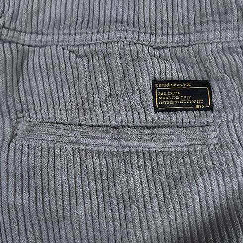Zara Zara Pamuk Kadife Pantolon