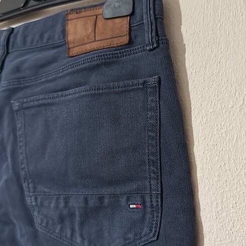 32 Beden lacivert Renk Tommy Hilfiger Hudson Fit Orijinal Pantolon