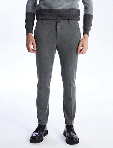LCW 28 Beden Gri Slim Fit Pantolon