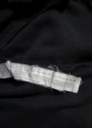 Zara Siyah Erkek Triko Kazak S Beden - Görsel 6