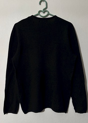 Zara Siyah Erkek Triko Kazak S Beden - Görsel 5