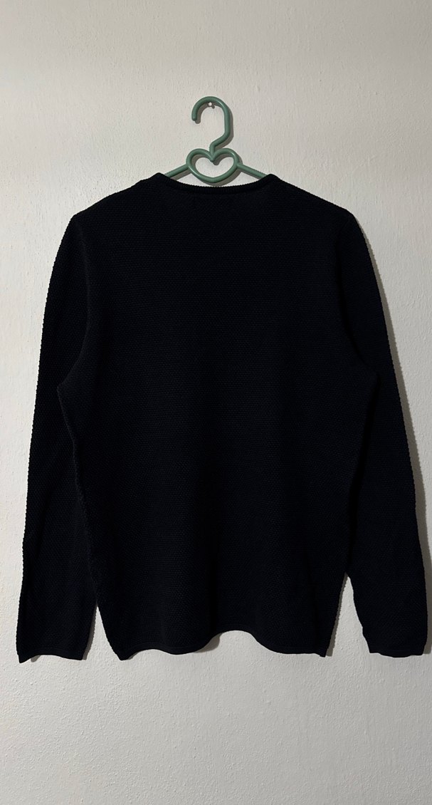 Zara Siyah Erkek Triko Kazak S Beden - Görsel 5