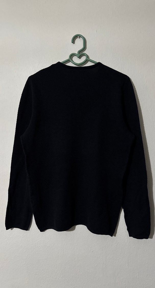 Zara Siyah Erkek Triko Kazak S Beden - Görsel 4