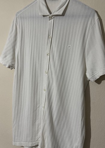 Avva Kırık Beyaz Pamuklu L Beden Erkek Gömlek - Görsel 5