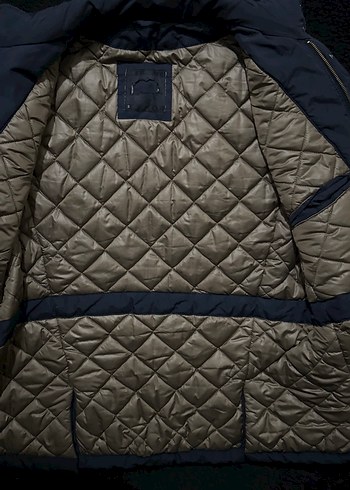 Lacivert Erkek Mont Çok Sıcak Tutar - Görsel 10