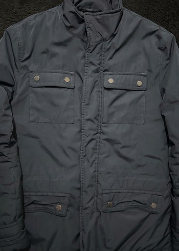 Lacivert Erkek Mont Çok Sıcak Tutar - Görsel 8