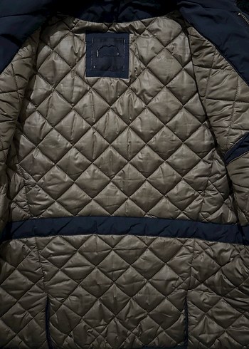 Lacivert Erkek Mont Çok Sıcak Tutar - Görsel 9