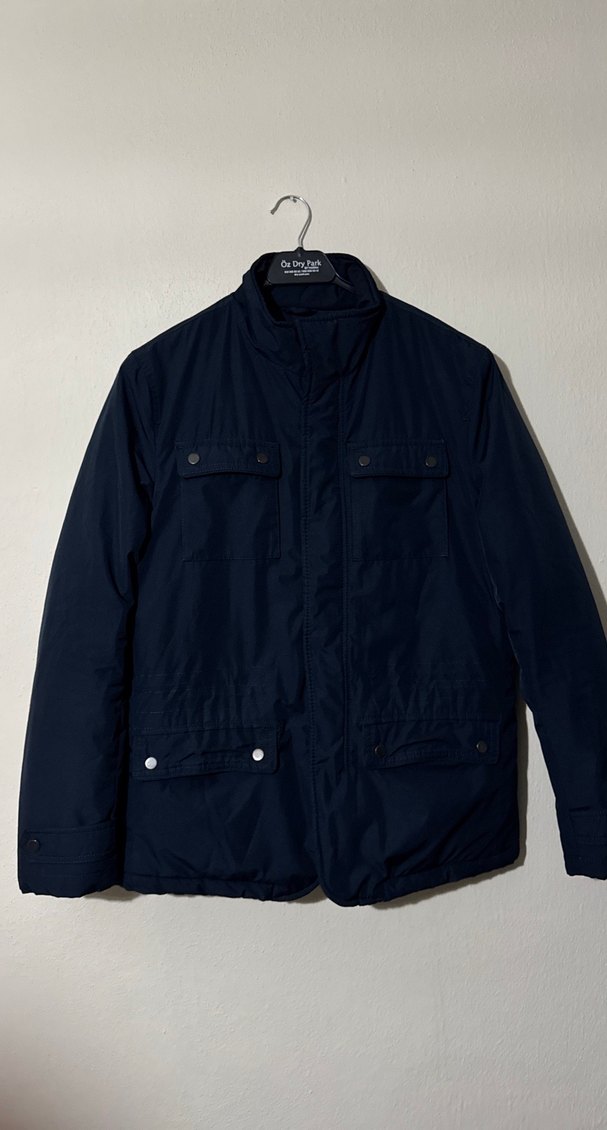 Lacivert Erkek Mont Çok Sıcak Tutar - Görsel 3