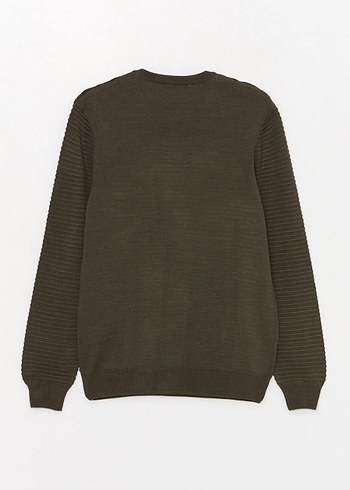 LCW Haki Erkek Kazak M Beden - Görsel 8