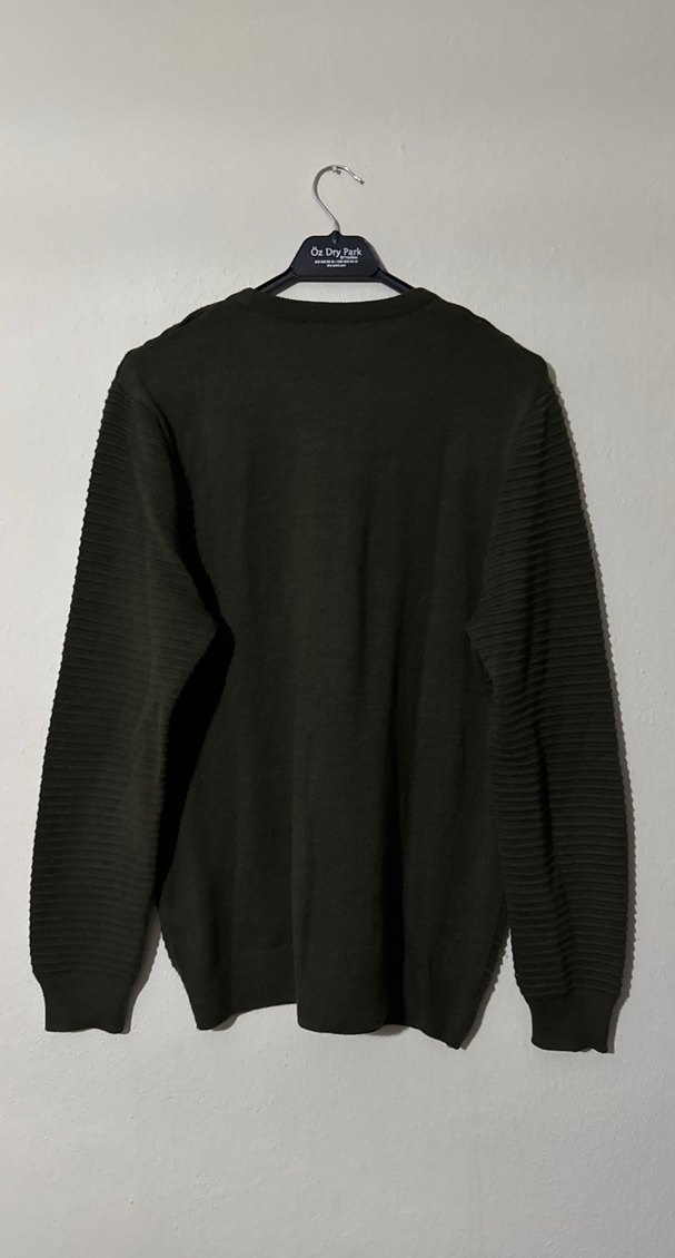 LCW Haki Erkek Kazak M Beden - Görsel 4