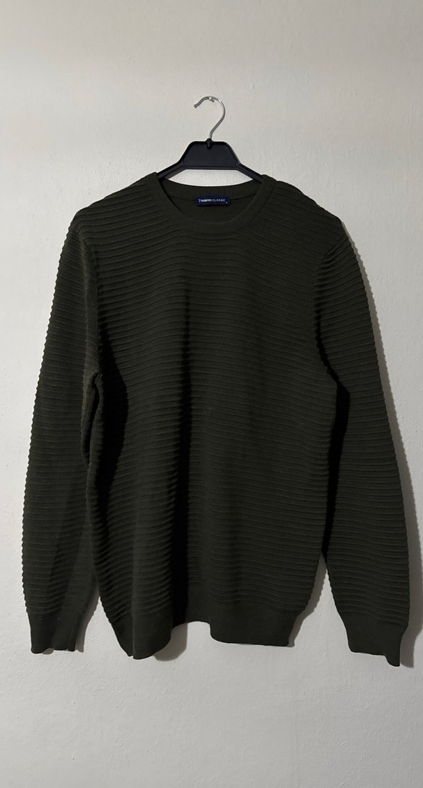 LCW Haki Erkek Kazak M Beden - Görsel 2