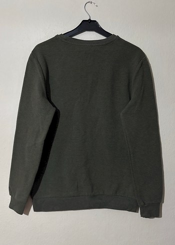 Defacto Haki Erkek Sweatshirt S Beden - Görsel 5